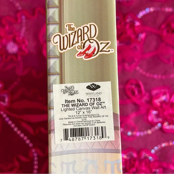 NWT/NIB westland giftware the wizard of oz canvas print - Picture 3 of 4